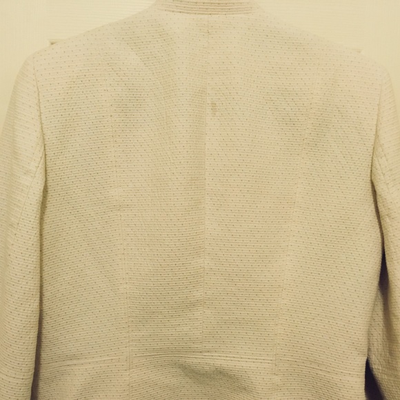 5 Button Funnel Neck Dressy Jacket - Picture 5 of 7